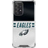 NFL Philadelphia Eagles White Striped Galaxy A52 5G Clear Case